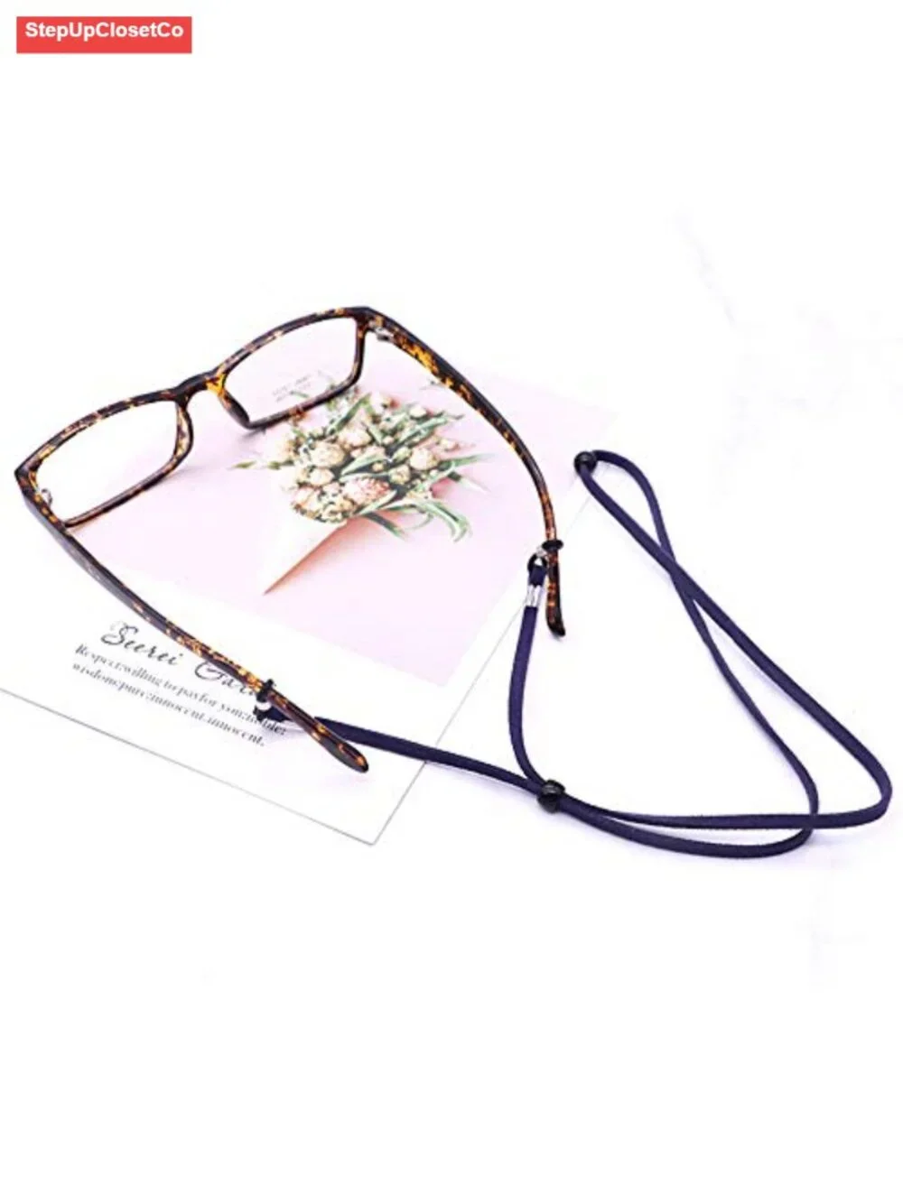 8 Pack Eyeglass Chains Leather & Velvet Strap Holder Sports Glass Cords Lanyard